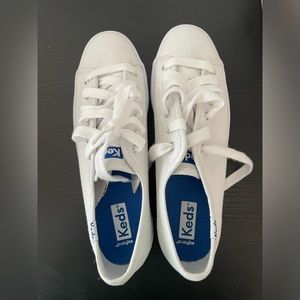 White platform Keds,  Brand new, never worn